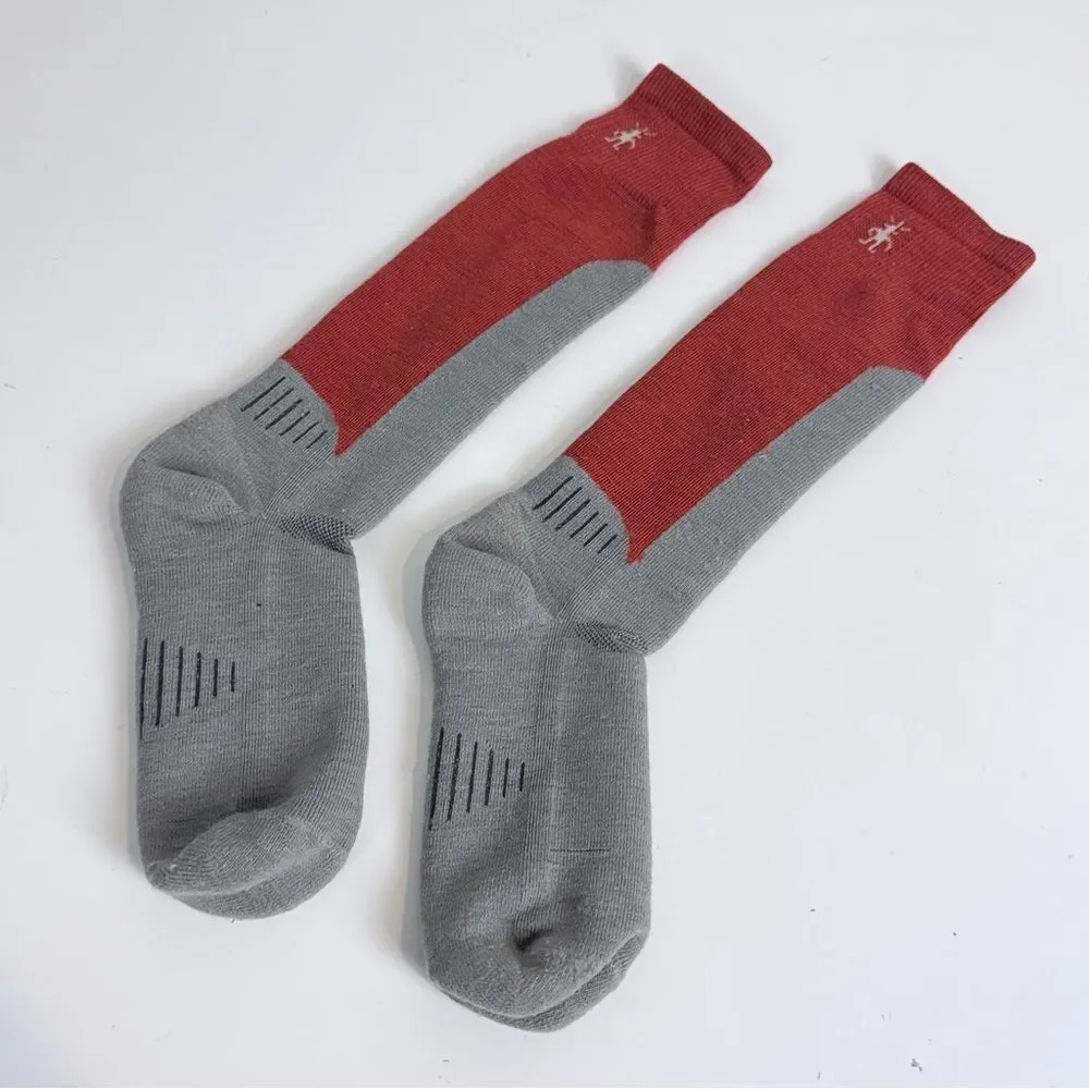 Smartwool Over the Calf Hiking Socks Rust & Grey M